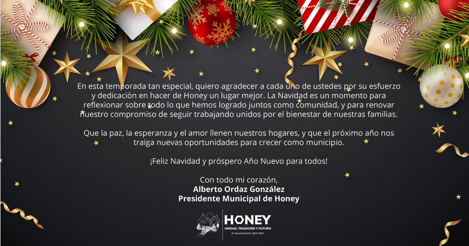 ¡Felices Fiestas, Honey! ✨🎄