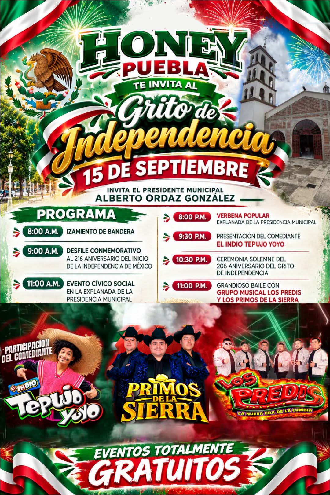 Imagen de la noticia: Honey se viste de fiesta para celebrar nuestra Independencia🎉🇲🇽