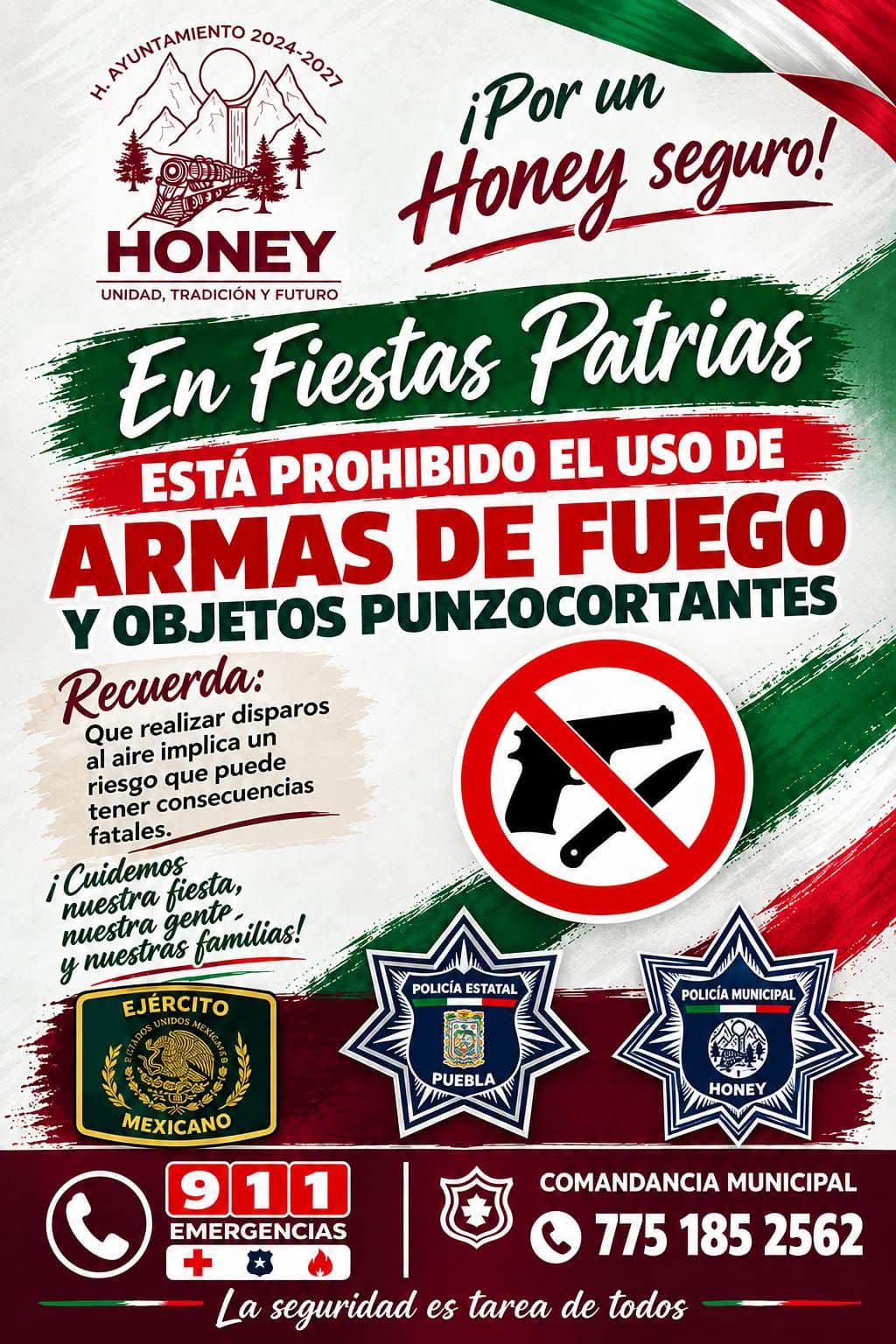 Imagen de la noticia: 🇲🇽 En estas Fiestas Patrias, la seguridad la hacemos todos.
